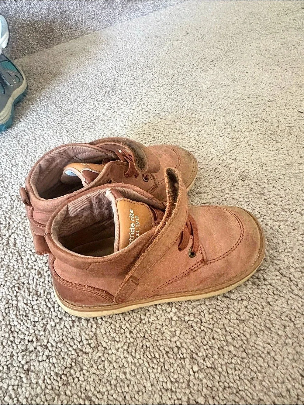 Stride Rite Kids Pink Ankle Boots Size 7.5